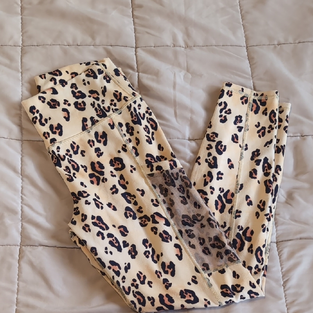 Fabletics Leopard Print PowerHold Leggings